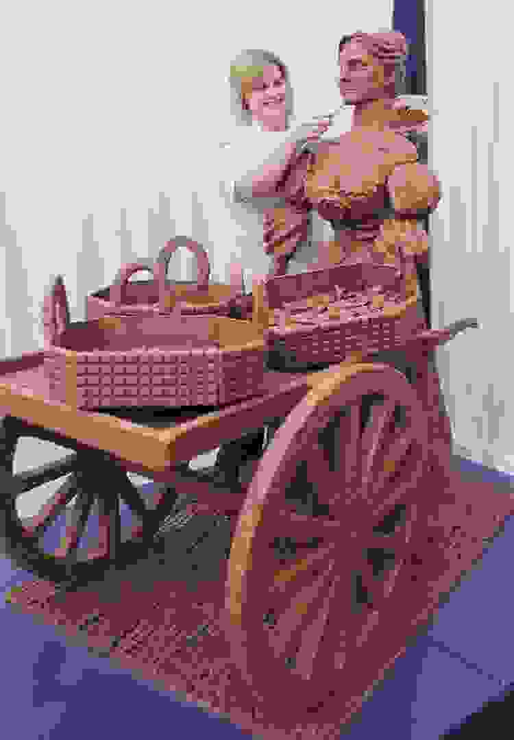 Chocolate Molly Malone Sculpture