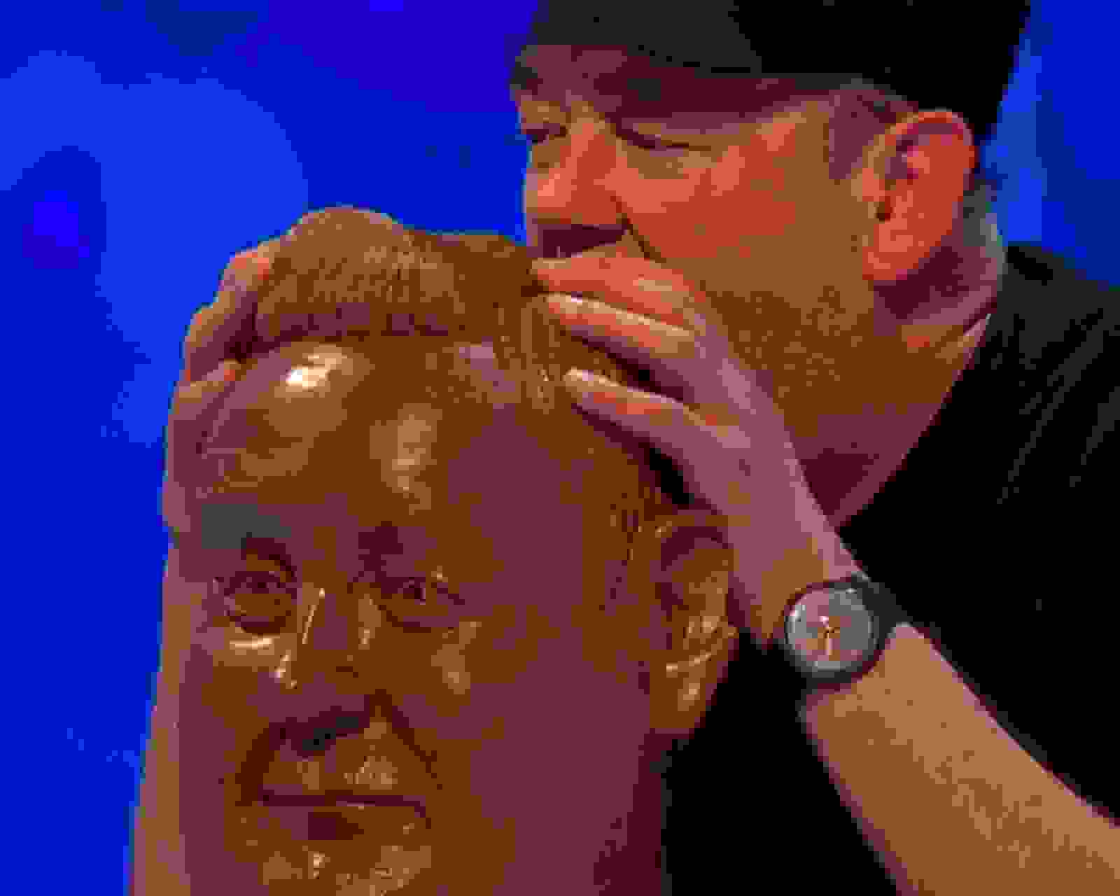 Johnny Vegas With Chocolate Head Sculpture