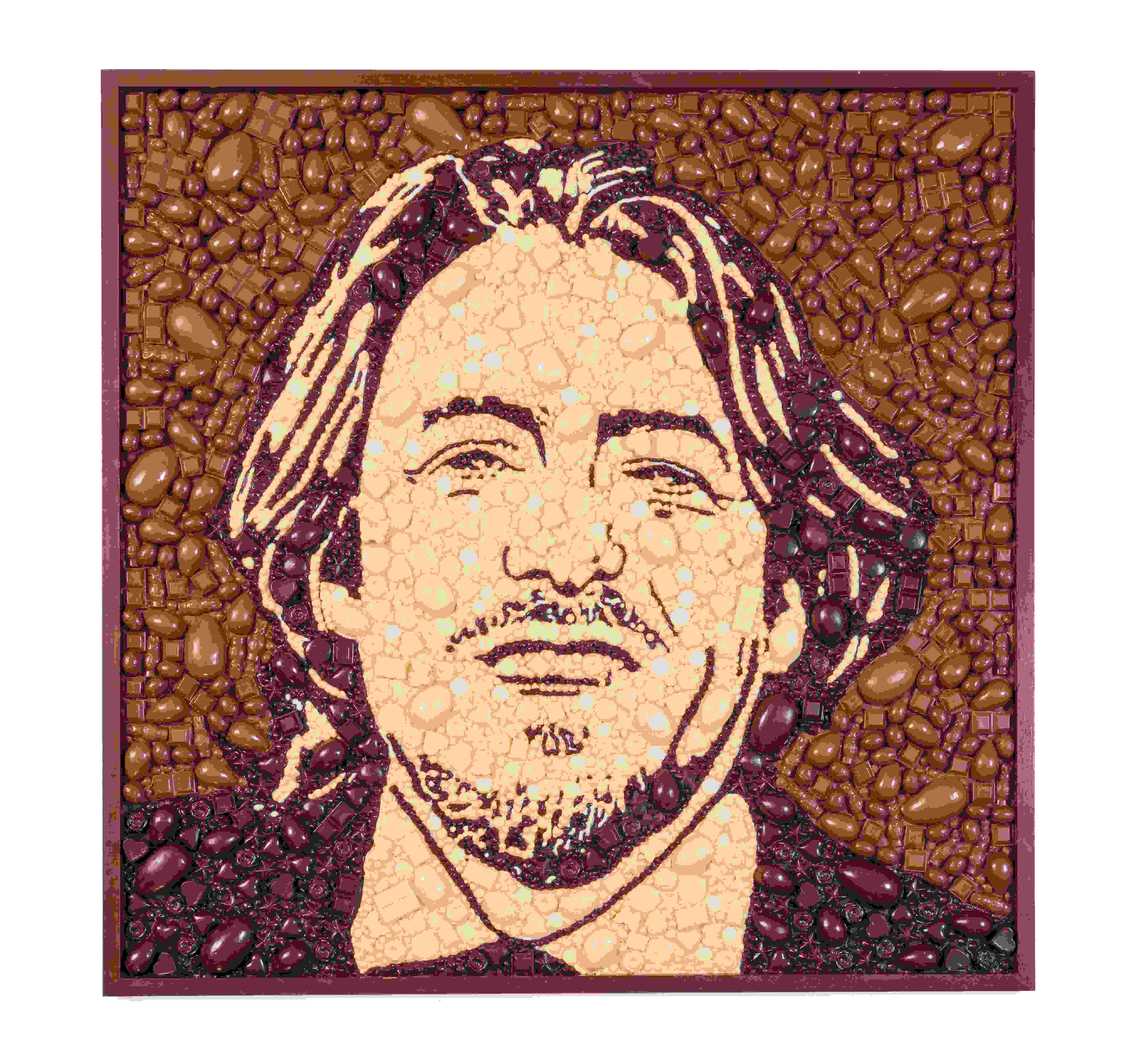 Jonathan Ross Chocolate Portrait