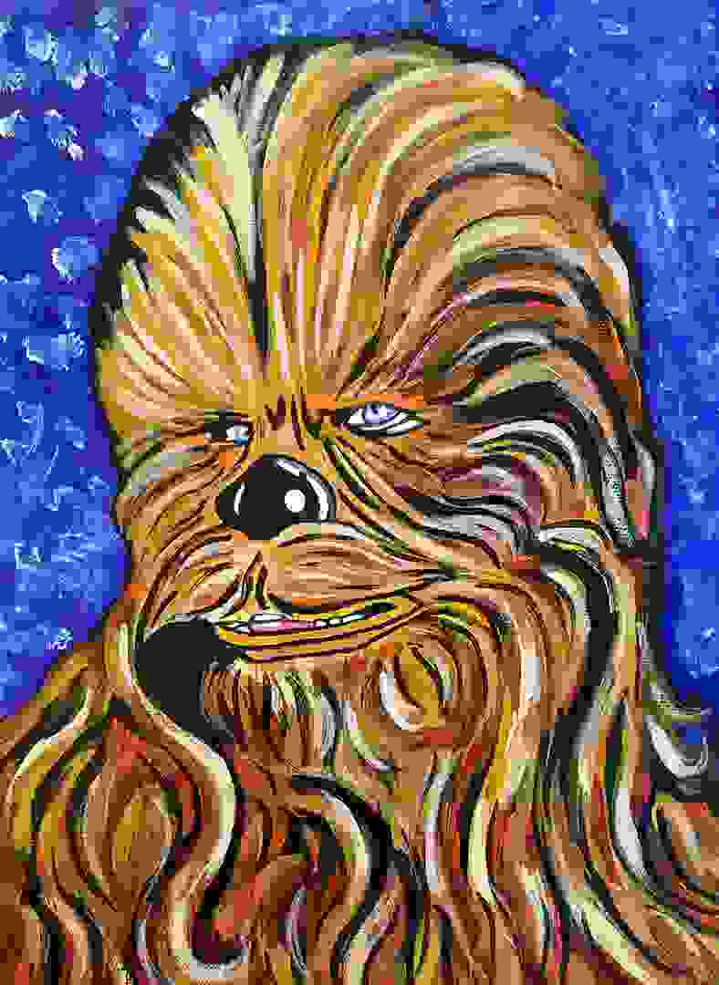 Chewbacca Painting