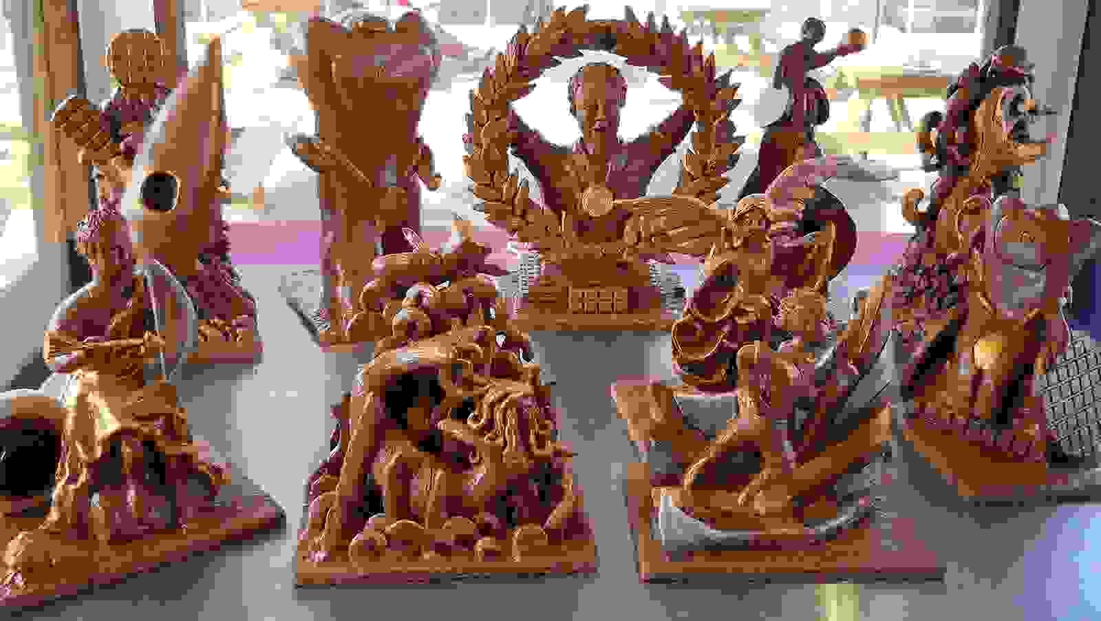 Cadbury Chocolate Sculptures