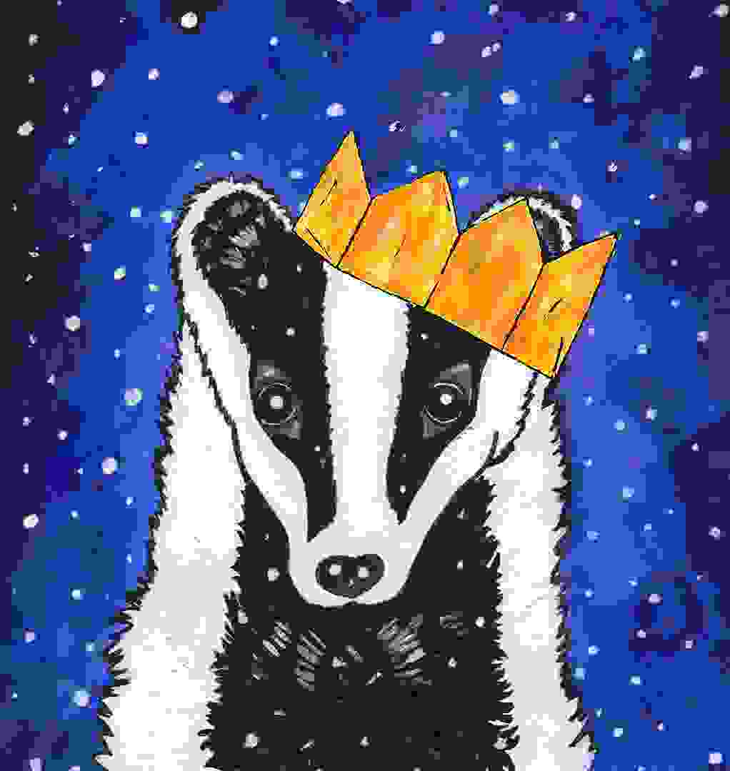 Badger Original Painting