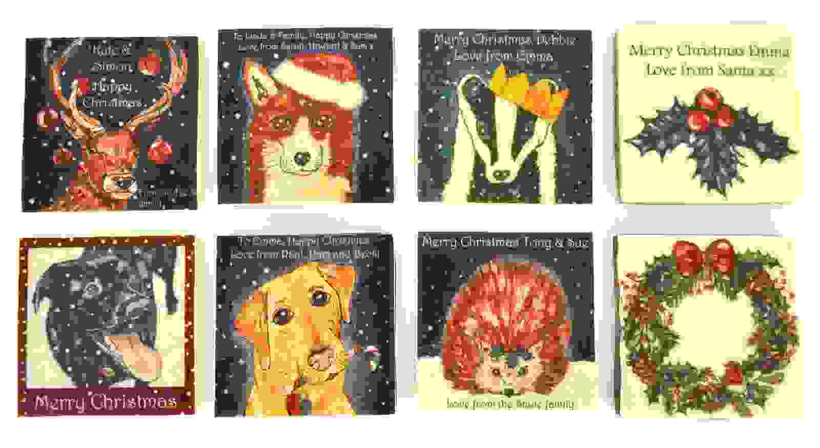 Chocolate Christmas Card Collection