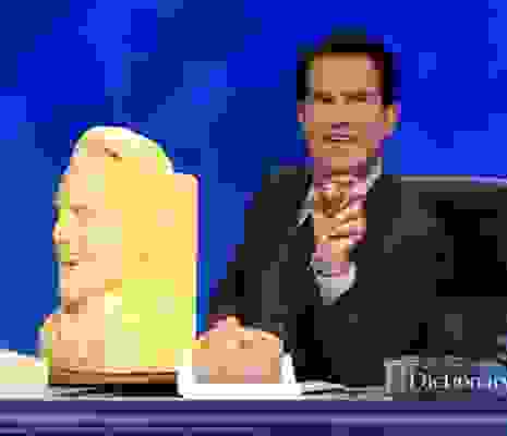 Jimmy Carr Cheese Sculpture