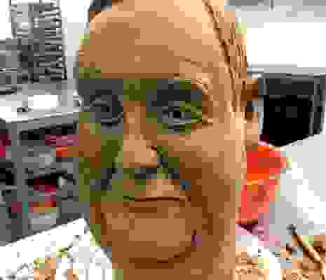 Sculpting Johnny Vegas Sculpting Johnny Vegas