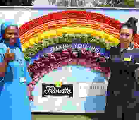 Medical Staff With Rainbow Medical Staff With Rainbow